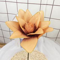 Decoração de sala de estar com flores de espuma PE, magnólia artificial, fundo de casamento, decoração de janela, adereços de tiro, vendas diretas da fábrica