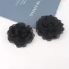 7.5cm Estilo Nuevo Cielo Estrellado Organza Borde Quemado Flor Accesorios para Ropa Flor de Borde Quemado de Organza Tocado Accesorios de Costura DIY en Stock