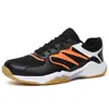 Novos Sapatos de Badminton Femininos Profissionais Esportivos Moda Verão Couro Antiderrapante Sapatos de Tênis de Mesa