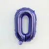 Globos de Película de Aluminio Morados de 16 pulgadas Alfanuméricos 0-9 A-Z Arreglos de Cumpleaños Decoraciones Globos de Papel de Aluminio Venta al por Mayor