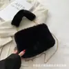 Bolsas Transfronteiriças Bolsas de Pelúcia Bolsas de Pelúcia Bolsas de Mão Bolsas de Mão no Atacado Bolsas Quadradas Bolsas com Corrente Bolsas de Ombro Transversais