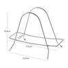 Rejilla de Hierro para Tablas de Cortar Soporte para Tapas de Ollas Doméstico Rejilla para Almacenar Tablas de Cortar de Cocina Almacenamiento Tablero Adhesivo Rejilla para Tablas de Cortar Encimera