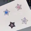 Polaris Super Flash Diamante Total Nicho Sentido Avançado Estrela Titânio Médico Clipe de Orelha Rosca de Fundo Plano Clipe de Orelha
