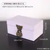 Caja de Almacenamiento de Cuero de Alta Gama Estilo Nórdico para Sala de Estar, Dormitorio, Escritorio, Caja de Almacenamiento para Documentos y Artículos Varios, Estuche de Cuero para Decoración de Sala Modelo