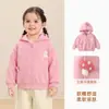 Jaqueta com Capuz Casual Panda Kaka para Crianças Meninas Outono Top Roupas de Outono para Meninos Roupas de Primavera Outono para Bebês Roupas Infantis