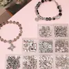 Aleación de Plata Antigua Camiseta de Hilo Grueso Pequeño Hombre Accesorios para la Cintura DIY Hecho a Mano Casero Pulsera Pulsera Collar Material para Joyería