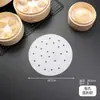 Papel Antiadherente para Vaporera de Grado Alimenticio, Papel Desechable para Cocinar al Vapor Xiaolongbao, Papel para Bollos Comercial, Papel para Bandeja de Vaporera, Al por Mayor