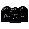 BTU327 Suministro Transfronterizo Amazon Arco Acrílico Tarjeta de Mesa Digital Tarjeta de Número de Mesa para Boda Tarjeta para Mesa de Comedor
