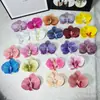 Flor Artificial Grande Phalaenopsis Película de Impresión 3D Cabeza de Flor Furoshiki Recuerdo Caja de Regalo DIY Decoración Flor para Zapato Tocado