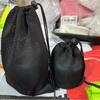 Bolsa de almacenamiento para ollas de set para exteriores, bolsa de malla de poliéster con cordón engrosado, bolsa de bolsillo de red para tetera de utensilios de cocina para acampar, venta al por mayor