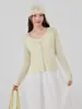 Cardigã de Lyocell Verão Estilo Fino Xale de Proteção Solar Feminino Roupa de Malha Respirável para o Verão Jaqueta Pequena Feminina