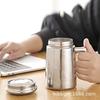 Caneca de escritório xícara de chá de titânio puro trabalhadores de escritório lancheira térmica pote de cozimento lento portátil copo de cozimento lento uma geração de cabelo