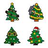 Broche de Árbol de Navidad de Dibujos Animados Original Navidad Lindo Joyería para Abrigo Insignia Ajustable para Ropa Insignia de Aleación