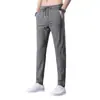 Pantalones de Hombre Verano Seda de Hielo Casuales Rectos Sueltos Versátiles Ultrafinos Frescos Secado Rápido Deportivos Transpirables