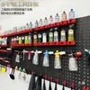 Painel de Ferramentas de Plástico com Ganchos Painel Furado Lava-Rápido Loja de Beleza Ferramentas Hardware Prateleira Rack de Exibição Parede de Ferramentas