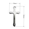 Acero Inoxidable Cruz Colgante Pequeño Colgante de Cruz Etiqueta Múltiples Especificaciones Accesorios para Pendientes DIY Precio de Fábrica Al por Mayor