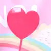 Copyright Decoración de Pastel para Hornear Forma de Corazón Bronceado feliz cumpleaños Tarjeta de Decoración de Pastel Acrílica