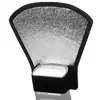Capa de Flash para Câmera SLR Luz Suave Refletor Prata Branco Quadro Branco Escudo de Luz Placa de Luz de Preenchimento