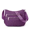 Carteira de Negócios, Porta-Moedas, Bolsa Transversal de Cor Sólida, Bolsa para Mãe, Multi-Bolsos, Multi-Camadas, Bolsa Transversal de Ombro, Bolsa Feminina Tendência em Nylon