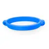 Alça personalizada para garrafa de água de silicone, alça para garrafa de água, anel de cordão de silicone, suporte portátil esportivo