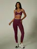 Conjunto deportivo de dos piezas teveo transfronterizo sin costuras para exteriores con bloques de color: sujetador deportivo, shorts, pantalones largos, conjunto de yoga, ropa de fitness, ropa de yoga
