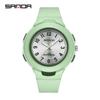 SANDA SANDA 6095 Reloj Electrónico Deportivo Luminoso Impermeable Reloj para Estudiante Masculino Reloj de Cinta para Montañismo al Aire Libre