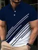 Camisa Polo de Manga Curta com Gola Estilo Old Money Verão Cruzada Masculina Casual