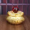 Adornos Artesanales de Sapo Dorado de Latón, Cornucopia, Lingote Pequeño de Oro de Arena, Adornos de Fortuna para Escritorio de Oficina, Dropshipping