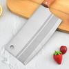 Yangjiang en stock cuchillo de cocina de acero inoxidable para el hogar cocina mango de madera cuchillo para cortar afilado cuchillo chino para rebanar ríos y lagos venta al por mayor