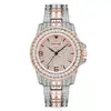 Un Producto de Dropshipping, un Nuevo Reloj de Cuarzo de Venta Caliente en Comercio Exterior Lleno de Diamantes, Lujo Ligero, Reloj para Hombre Impermeable de Moda al por Mayor