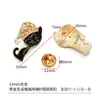 Prontos para envio, broches requintados e únicos cravejados de diamantes, acessórios DIY estilo doce para roupas, bolsas e sapatos, feitos de liga de zinco