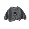 Sudadera para Niños Primavera y Otoño 2026 Nuevo Estilo Moda Infantil Cuello Redondo Pulóver Guapo Bebé Capa Base de Otoño Moderna