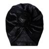 Venta caliente transfronteriza, gorro de terciopelo dorado para bebé, gorro indio cálido de otoño e invierno para bebé, gorro anudado con cabeza de bola para niño