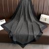 Bufanda Estilo Nueva Inglaterra 90cm Bufanda de Sarga Moda Versátil Esencial Color Sólido Cuadrado Grande Chal Protector Solar Cinta