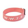 WWJD/WWJD pulsera de muñeca con estampado jacquard de letras, pulsera de muñeca deportiva unisex, correa de mano