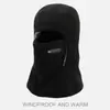 Gorro de Punto Cálido para Hombres y Mujeres, Bufanda de Cuello de Invierno, Gorro de Algodón Engrosado con Forro Polar, Máscara para Ciclismo al Aire Libre Resistente al Frío y al Viento