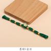 Hengmeihe Hebilla de Placa Cheongsam Chinoiserie Cuentas de Pan de Oro Envueltas en Hilo de Oro Hebilla de Una Palabra Chinoiserie Retro Accesorios de Botones Decorativos