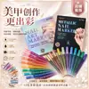 Venta Caliente Transfronteriza 0.5 Pluma de Graffiti para Uñas Ultra Fina DIY Pluma de Pintura para Uñas Portátil Pluma de Color para Puntos y Contornos Hecho a Mano