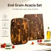 Tabla de cortar doméstica de madera de caoba, tabla de cortar empalmada de madera maciza, tabla multifuncional engrosada, doble cara, se requiere cantidad mínima de pedido