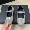 Sapatos Mary Jane Retrô Franceses Quadrados com Fivela de Strass para Mulheres, Tamanho Grande, Novo Estilo Primavera 2026, Sapatos Rasos Estilo Festa