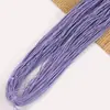 Banda elástica redonda de 0.8-2.0 mm, cordón elástico de látex colorido para joyería, manualidades hechas a mano y pulseras