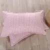 Funda de almohada simple estampada 48*74 cubierta para inserto de almohada, funda de almohada engrosada para adultos, universal para dormitorios y hoteles