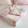 Colcha de verano de punto de algodón para niños, colcha fina de verano para una persona lavable a máquina, colcha de verano para dos personas