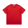 Camiseta 230g Algodão Puro Pesado Verão Trbottomy Marca Manga Curta Cor Pura Gola Redonda Camiseta Base Branca Manga Curta Logo Personalizado