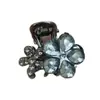 Presilha de cabelo com laço pequeno, estilo princesa, acessório de cabelo coreano elegante e requintado, presilha de cabelo com franja de strass