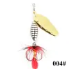 Ftk Cucharilla Giratoria Compuesta con Anzuelos Triples de Plumas para Lanzamiento a Larga Distancia, Adecuada para Lubina y Pez de Boca Ancha, Transfronterizo