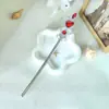 Suministrado Directamente desde la Fuente, Corona de Diamantes en Forma de Corazón de Princesa, Varita Mágica, Set de Tocados Europeos de Hada de Cristal con Piedras Preciosas