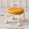 Banqueta Universal Doméstica com Rodinhas para Costura, Banqueta Rotatória com Tampa de Rodinha, Banqueta para Nail Art e Reparo de Pés com Correia de Polia, Banqueta para Crianças Pequenas