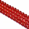 Ágata Roja 7A Cuentas Sueltas Accesorios para Joyería DIY Cuentas de Mano Productos Semi-Terminados de Ágata Roja Venta al por Mayor