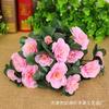 Suministro directo de fábrica simulación 7 horquillas Azalea Zona comercial proyecto de reverdecimiento valla de parterre decoración Azalea flores artificiales